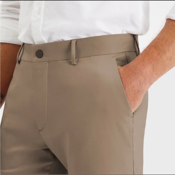 🌺 Nordstrom Men’s Non Iron Chino Taupe Pants- Size 36 x 29 - New - Picture 2 of 10